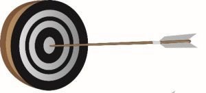target and bow